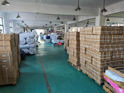 Bathrobe Export Carton and Fabric Roll Warehouse