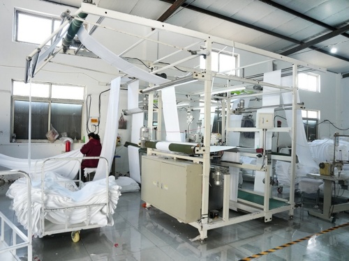 Bathrobe Fabric Spreading and Cutting Production Line