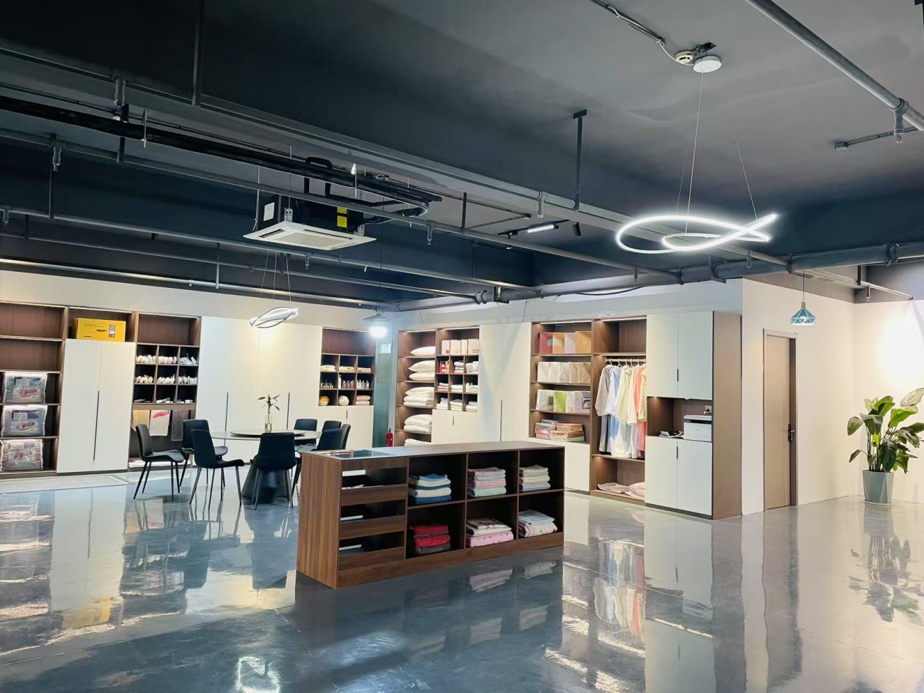 Bathrobe Sample Showroom and Product Development Area