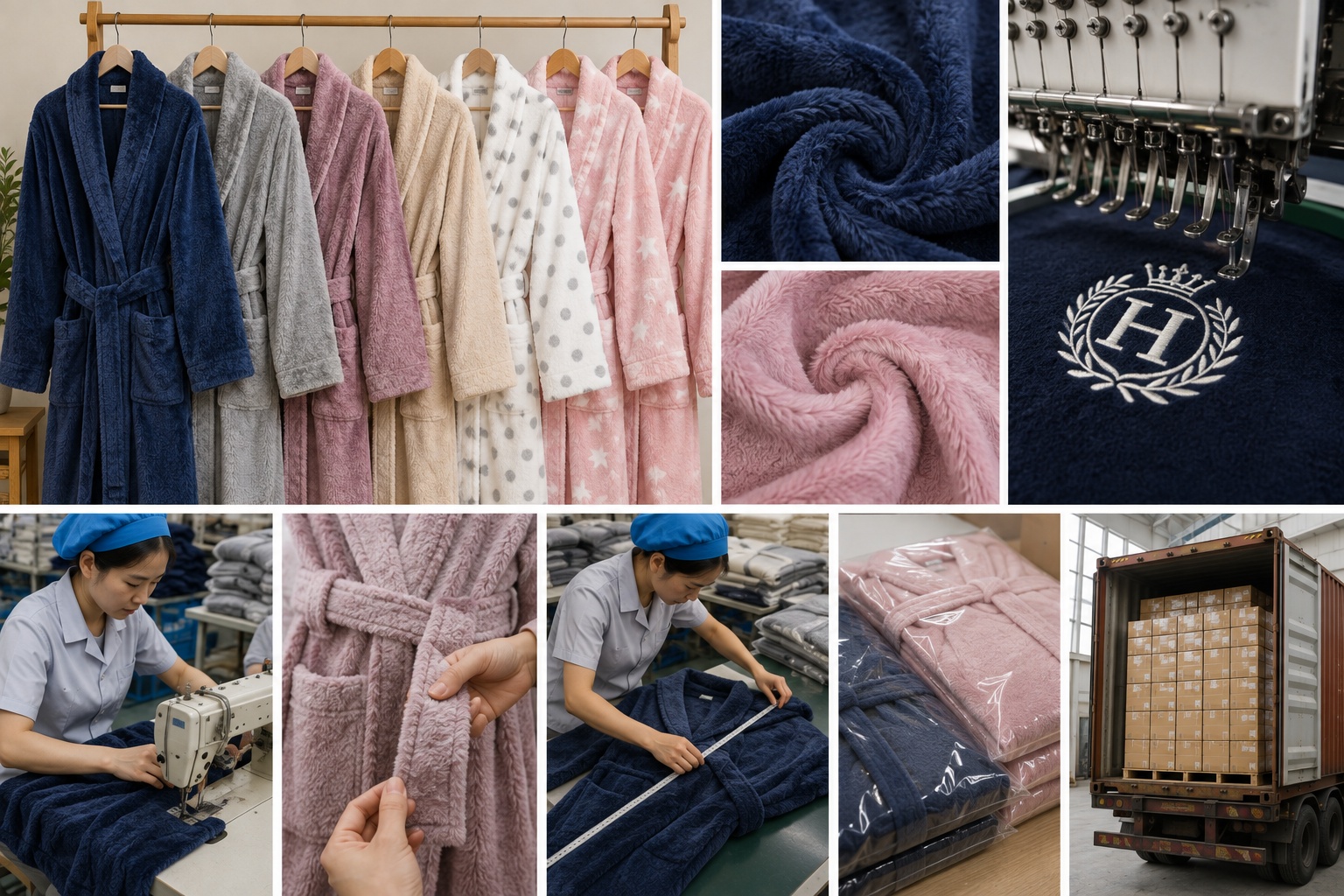 Fleece Bathrobes