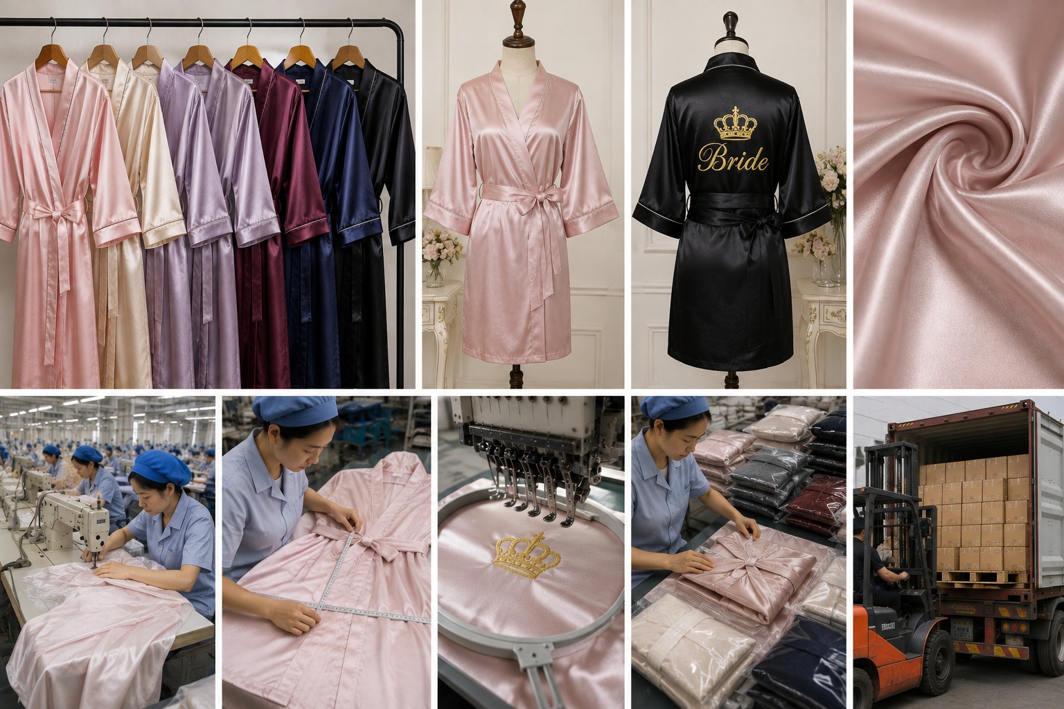 Satin Bathrobe